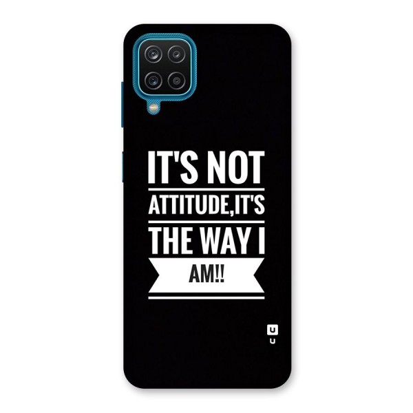 My Attitude Back Case for Galaxy F12