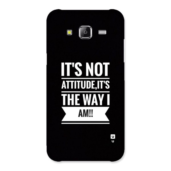 My Attitude Back Case for Galaxy J5