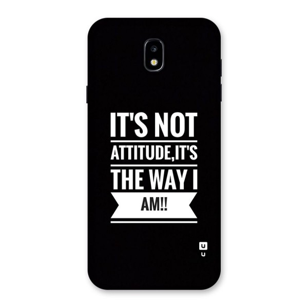 My Attitude Back Case for Galaxy J7 Pro