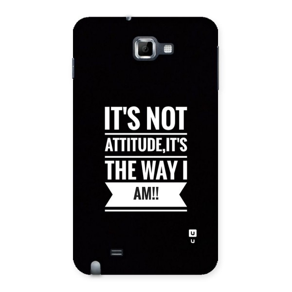 My Attitude Back Case for Galaxy Note