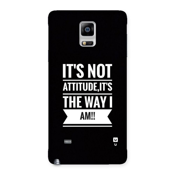 My Attitude Back Case for Galaxy Note 4