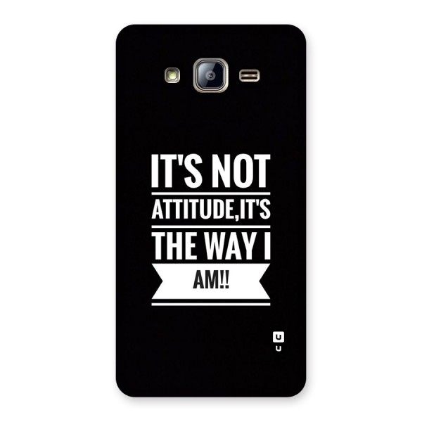 My Attitude Back Case for Galaxy On5