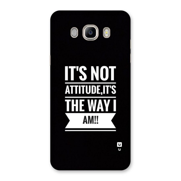 My Attitude Back Case for Galaxy On8