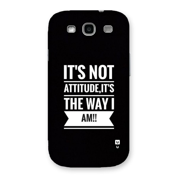 My Attitude Back Case for Galaxy S3 Neo