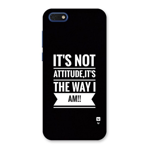 My Attitude Back Case for Honor 7s