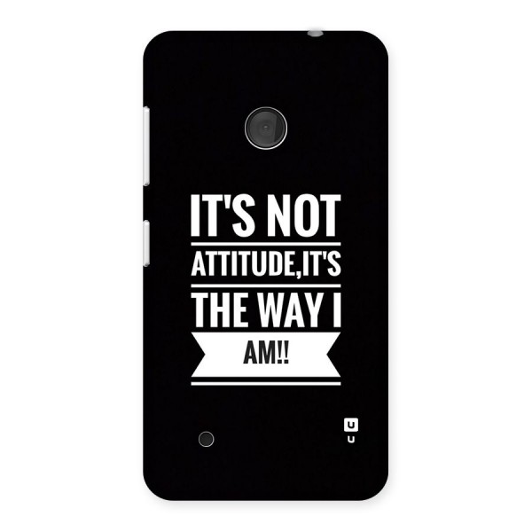 My Attitude Back Case for Lumia 530