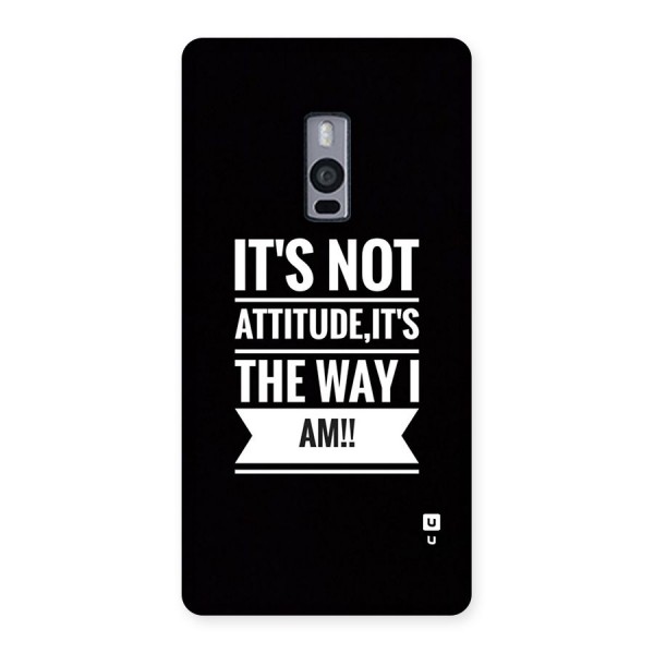 My Attitude Back Case for OnePlus 2