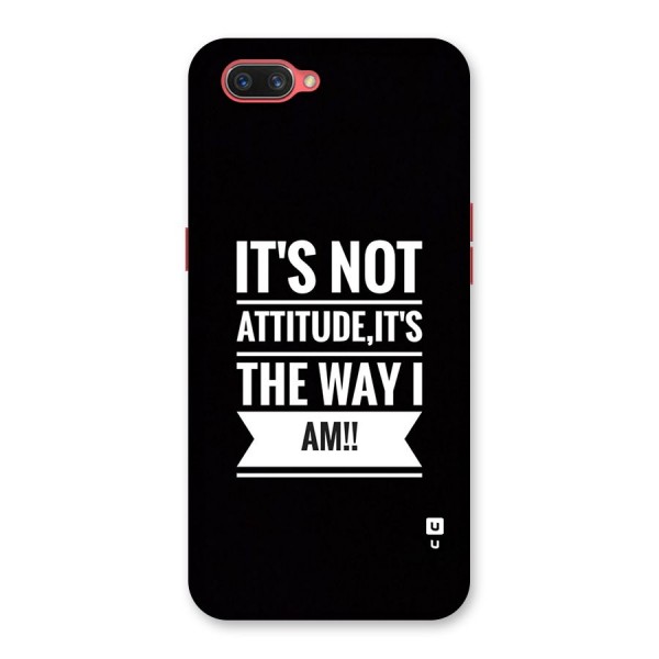 My Attitude Back Case for Oppo A3s