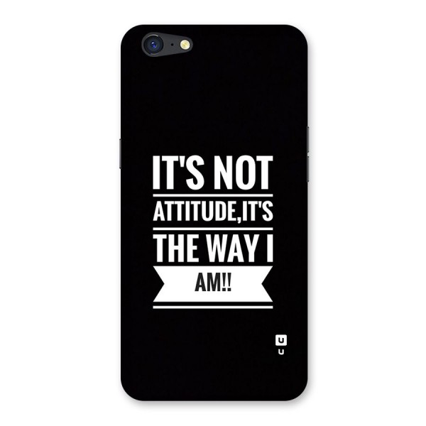 My Attitude Back Case for Oppo A71