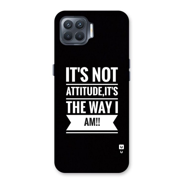 My Attitude Back Case for Oppo F17 Pro