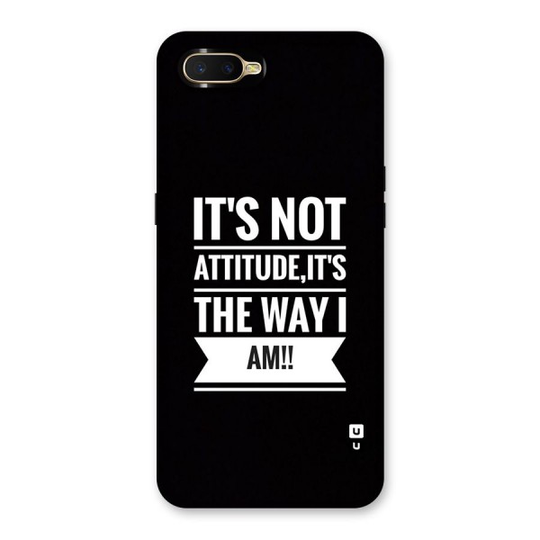 My Attitude Back Case for Oppo K1