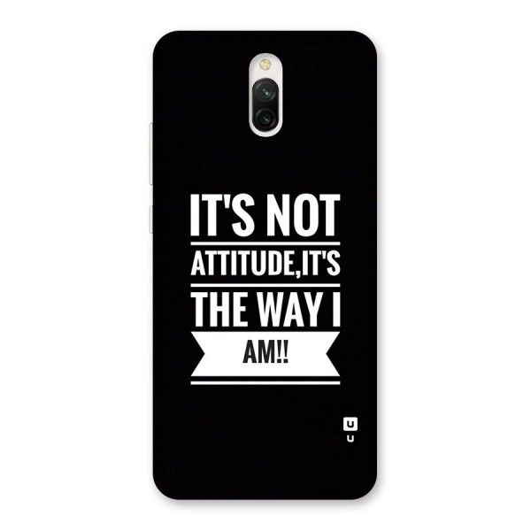 My Attitude Back Case for Redmi 8A Dual