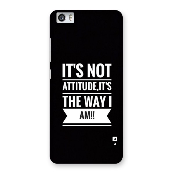 My Attitude Back Case for Redmi Mi 5