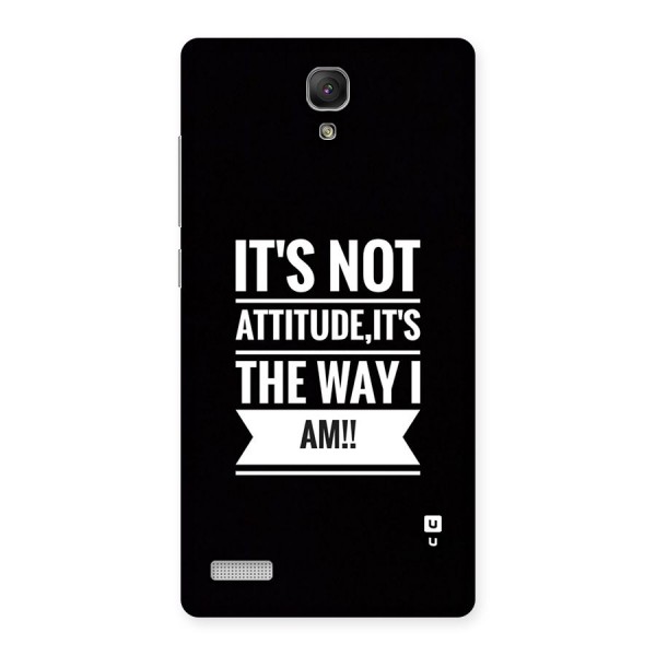 My Attitude Back Case for Redmi Note 4