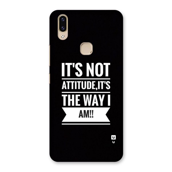 My Attitude Back Case for Vivo V9