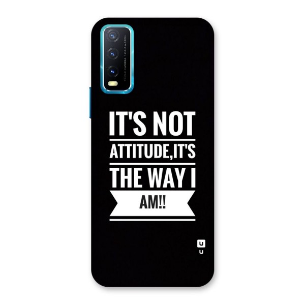 My Attitude Back Case for Vivo Y12s