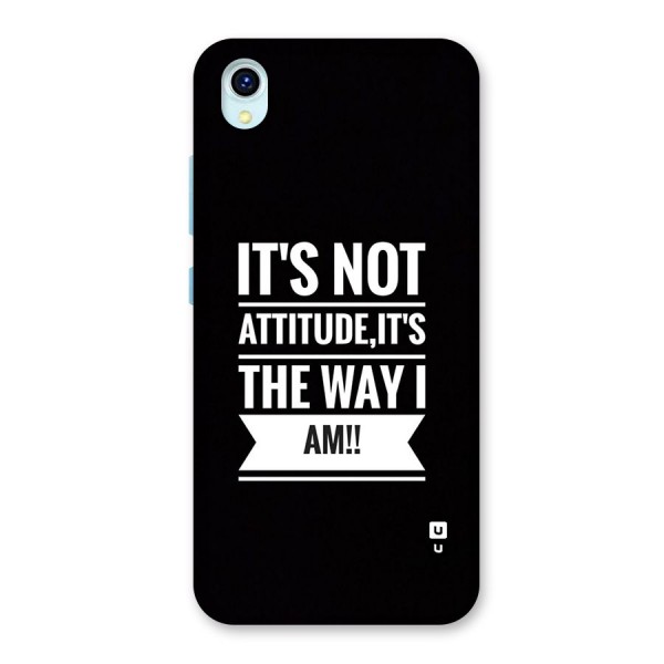 My Attitude Back Case for Vivo Y1s