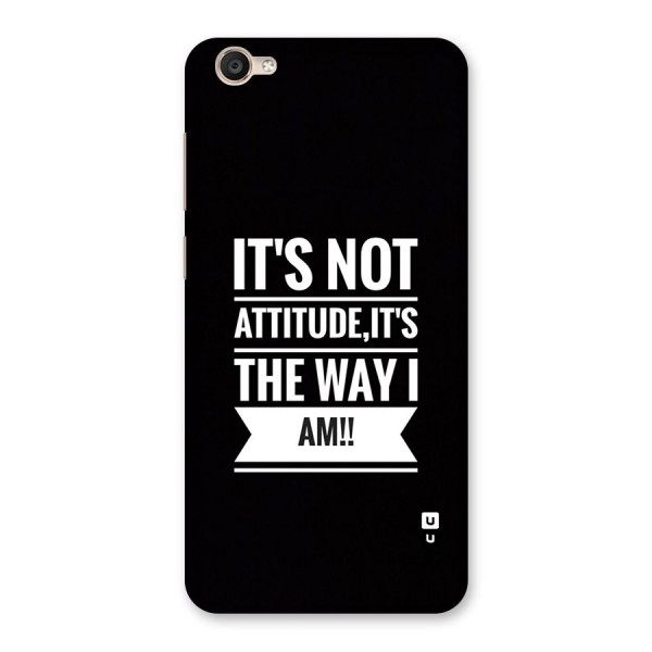 My Attitude Back Case for Vivo Y55