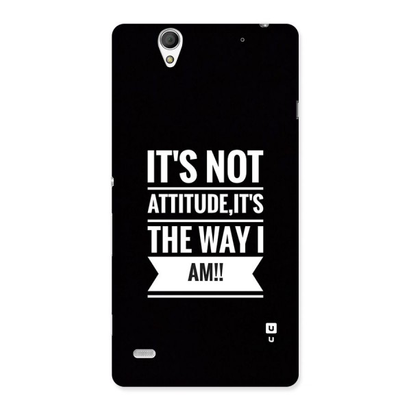 My Attitude Back Case for Xperia C4