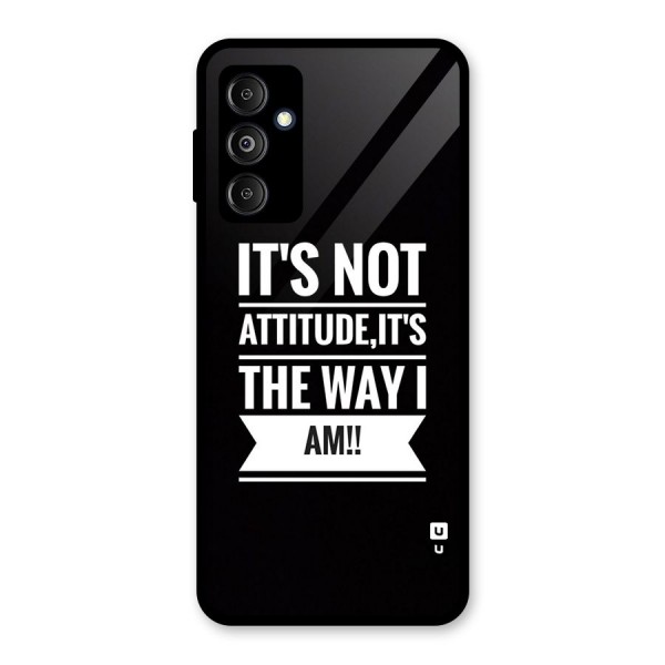 My Attitude Glass Back Case for Galaxy M14 5G