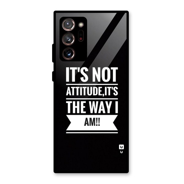 My Attitude Glass Back Case for Galaxy Note 20 Ultra