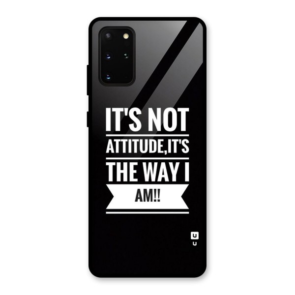 My Attitude Glass Back Case for Galaxy S20 Plus