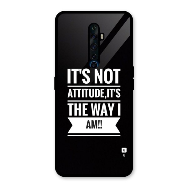 My Attitude Glass Back Case for Oppo Reno2 Z