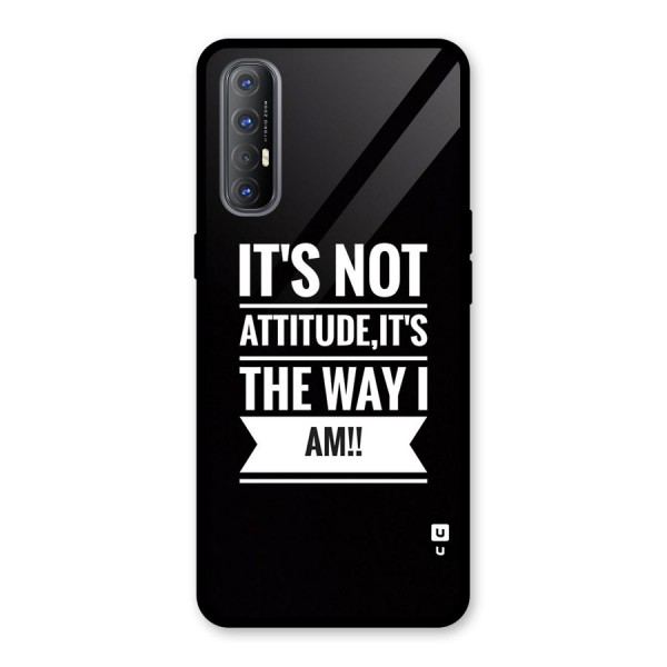 My Attitude Glass Back Case for Oppo Reno3 Pro