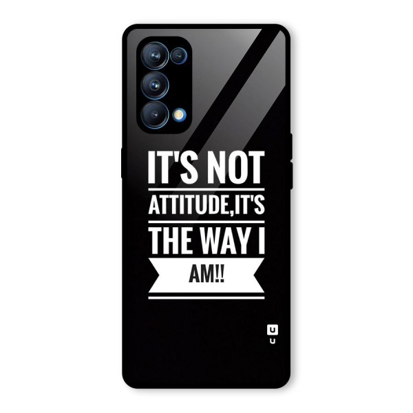 My Attitude Glass Back Case for Oppo Reno5 Pro 5G