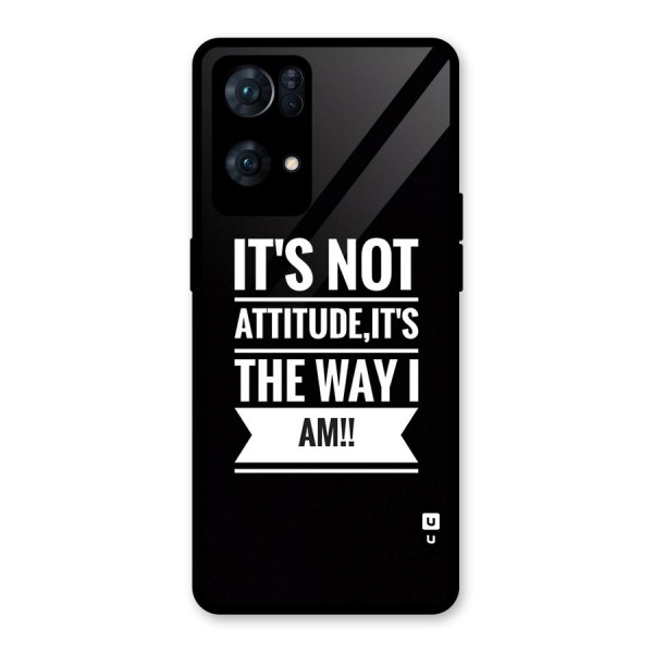 My Attitude Glass Back Case for Oppo Reno7 Pro 5G