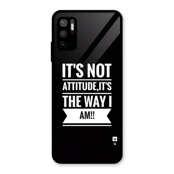 My Attitude Glass Back Case for Poco M3 Pro 5G