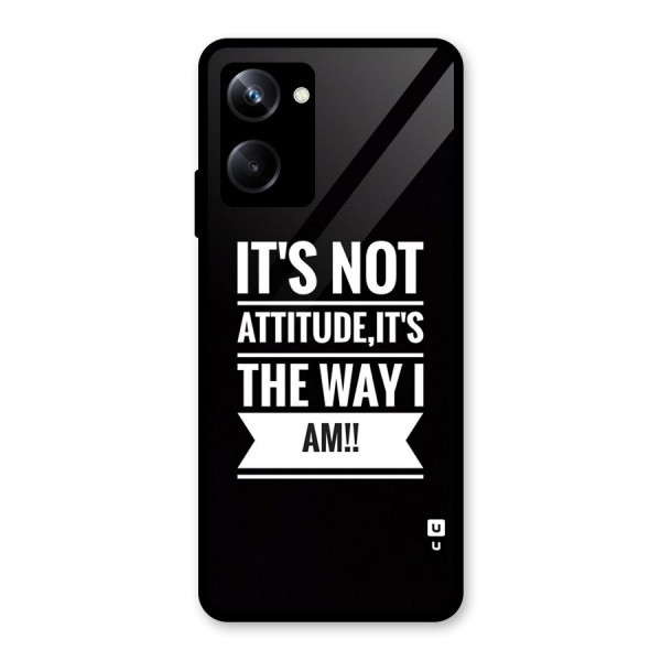 My Attitude Glass Back Case for Realme 10 Pro