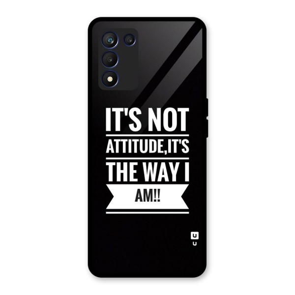 My Attitude Glass Back Case for Realme 9 5G Speed