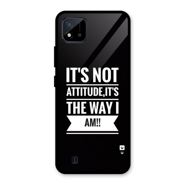 My Attitude Glass Back Case for Realme C11 2021