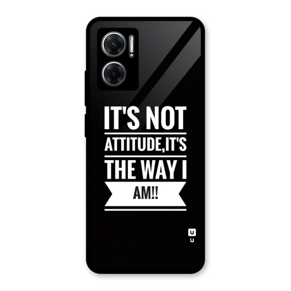 My Attitude Glass Back Case for Redmi 11 Prime 5G