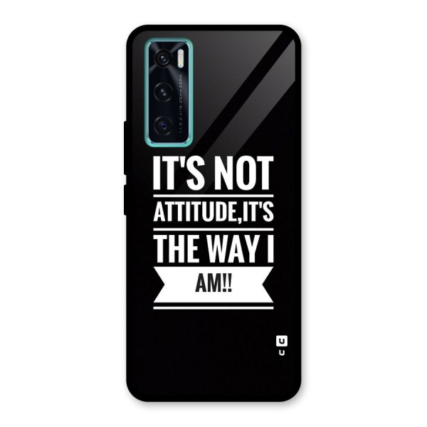 My Attitude Glass Back Case for Vivo V20 SE