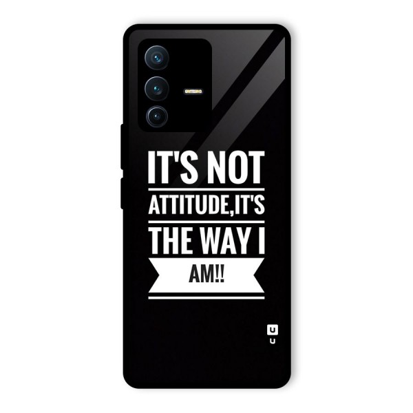 My Attitude Glass Back Case for Vivo V23 Pro