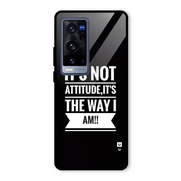 My Attitude Glass Back Case for Vivo X60 Pro Plus