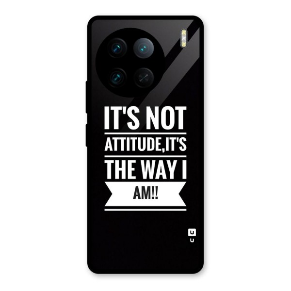 My Attitude Glass Back Case for Vivo X90 Pro