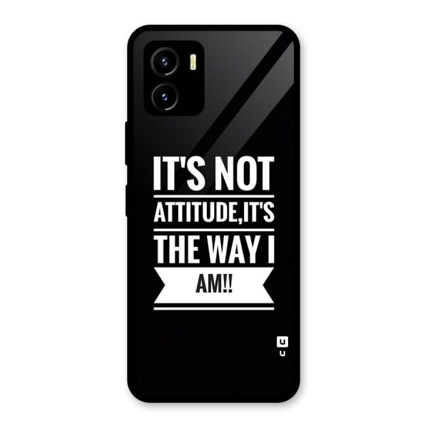 My Attitude Glass Back Case for Vivo Y15s