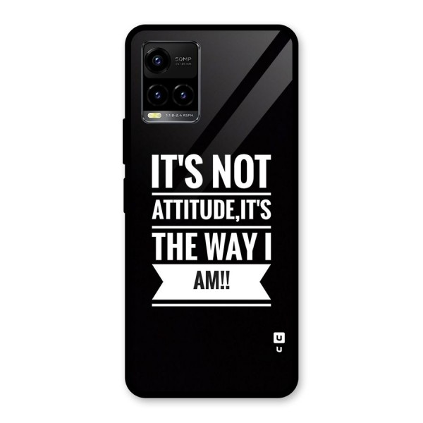 My Attitude Glass Back Case for Vivo Y21A