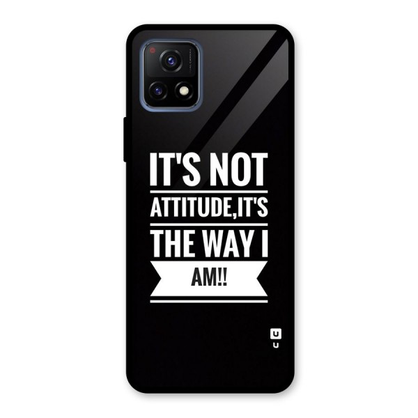 My Attitude Glass Back Case for Vivo Y72 5G