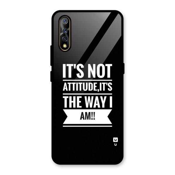 My Attitude Glass Back Case for Vivo Z1x