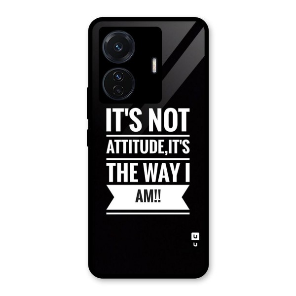 My Attitude Glass Back Case for Vivo iQOO Z6 Pro