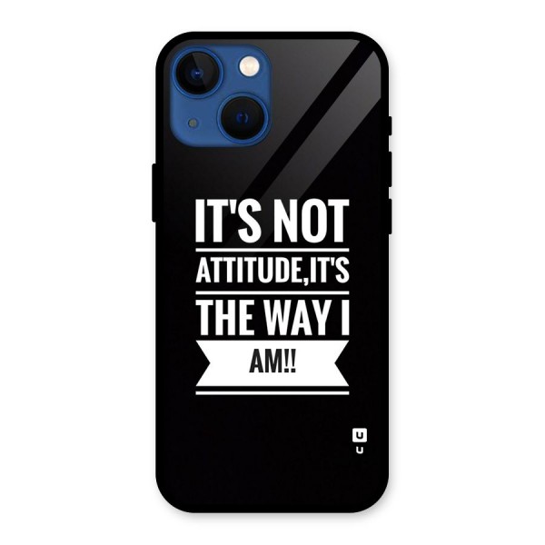 My Attitude Glass Back Case for iPhone 13 Mini