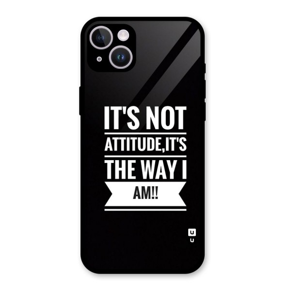 My Attitude Glass Back Case for iPhone 14 Plus