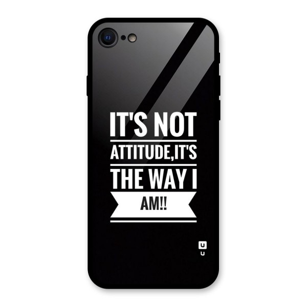 My Attitude Glass Back Case for iPhone 8