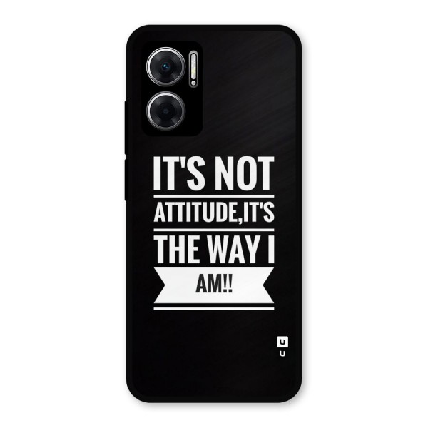 My Attitude Metal Back Case for Redmi 11 Prime 5G