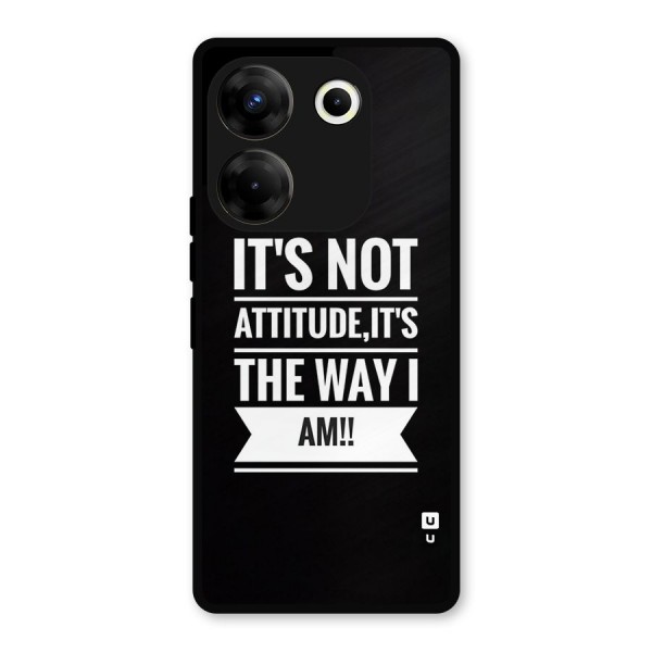 My Attitude Metal Back Case for Tecno Camon 20 Pro