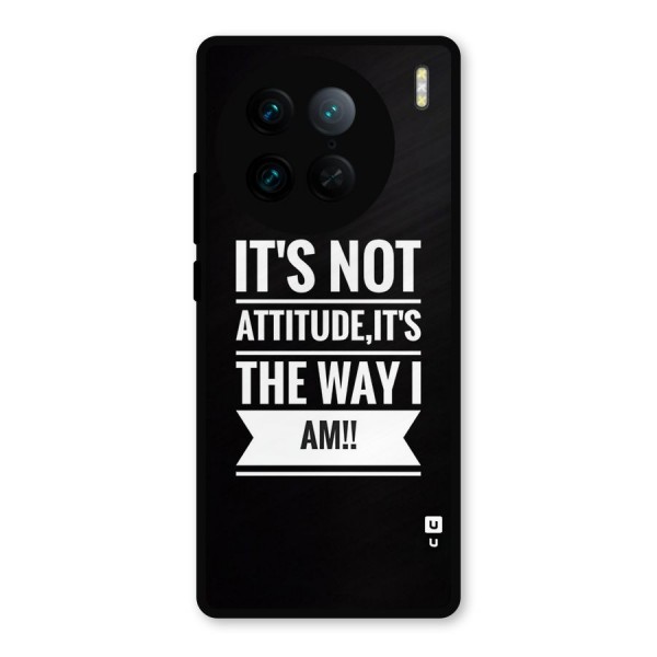 My Attitude Metal Back Case for Vivo X90 Pro